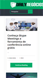 Mobile Screenshot of dailynegocios.net